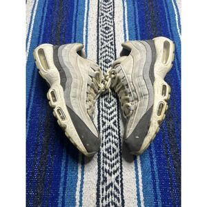 Nike Air Max 95 Men's 10.5 QS Anatomy of Air Light Bone Glow in Dark DV2593-100